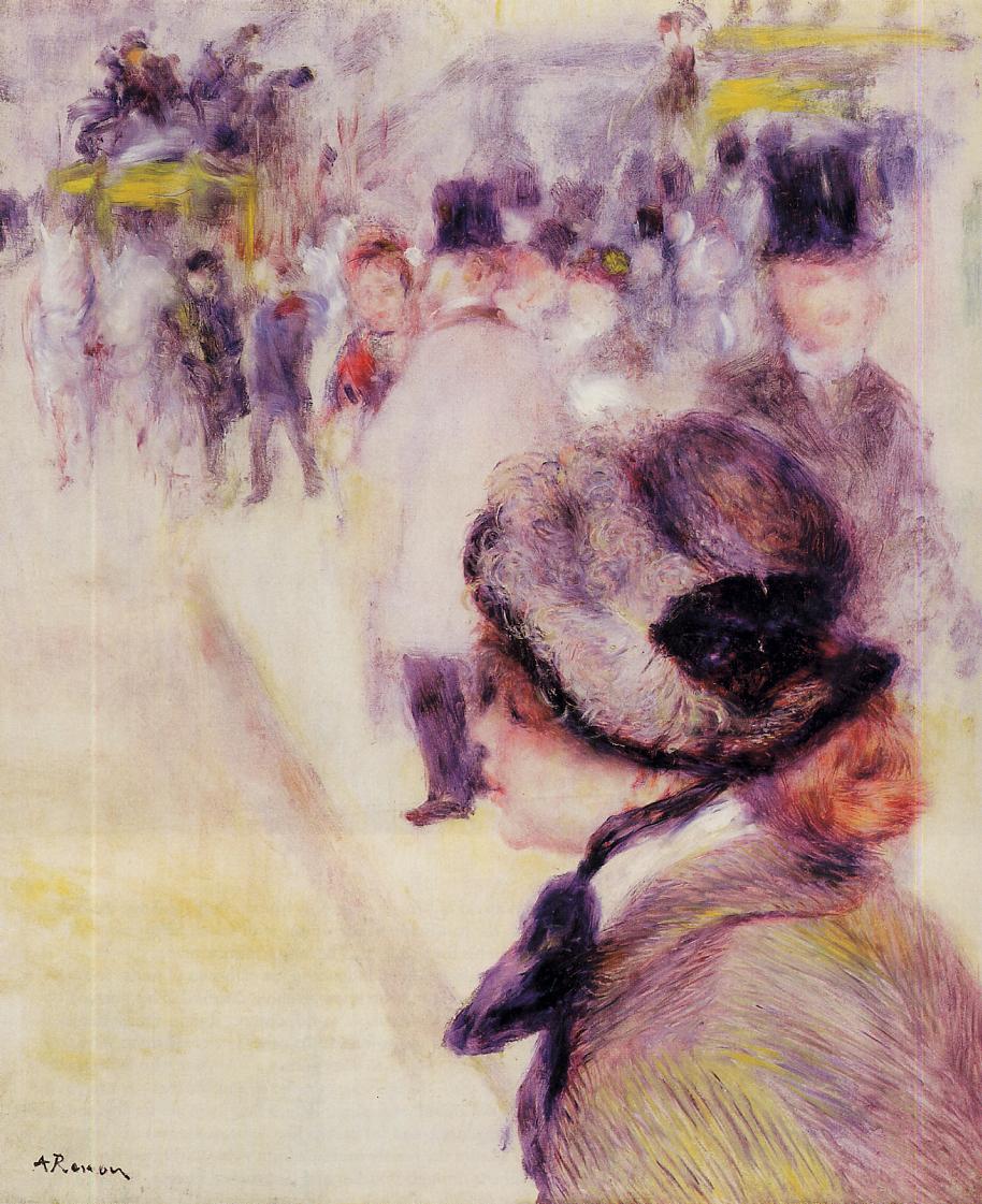 Place Clichy - Pierre-Auguste Renoir painting on canvas
